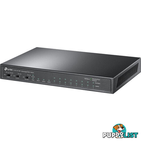 TLSL1311MP 11 PORT POE SWITCH WITH 8 POE+ 124W METAL