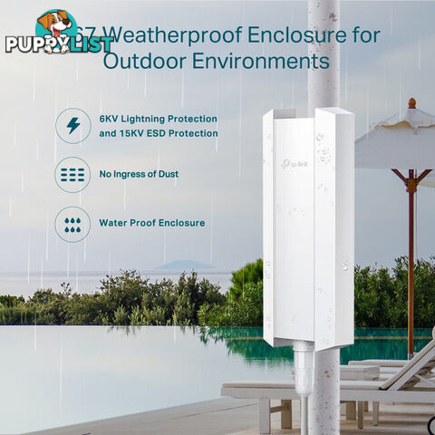 EAP650-OUTDOOR AX3000 INDOOR OUTDOOR WIFI 6 ACCESS POINT OMADA