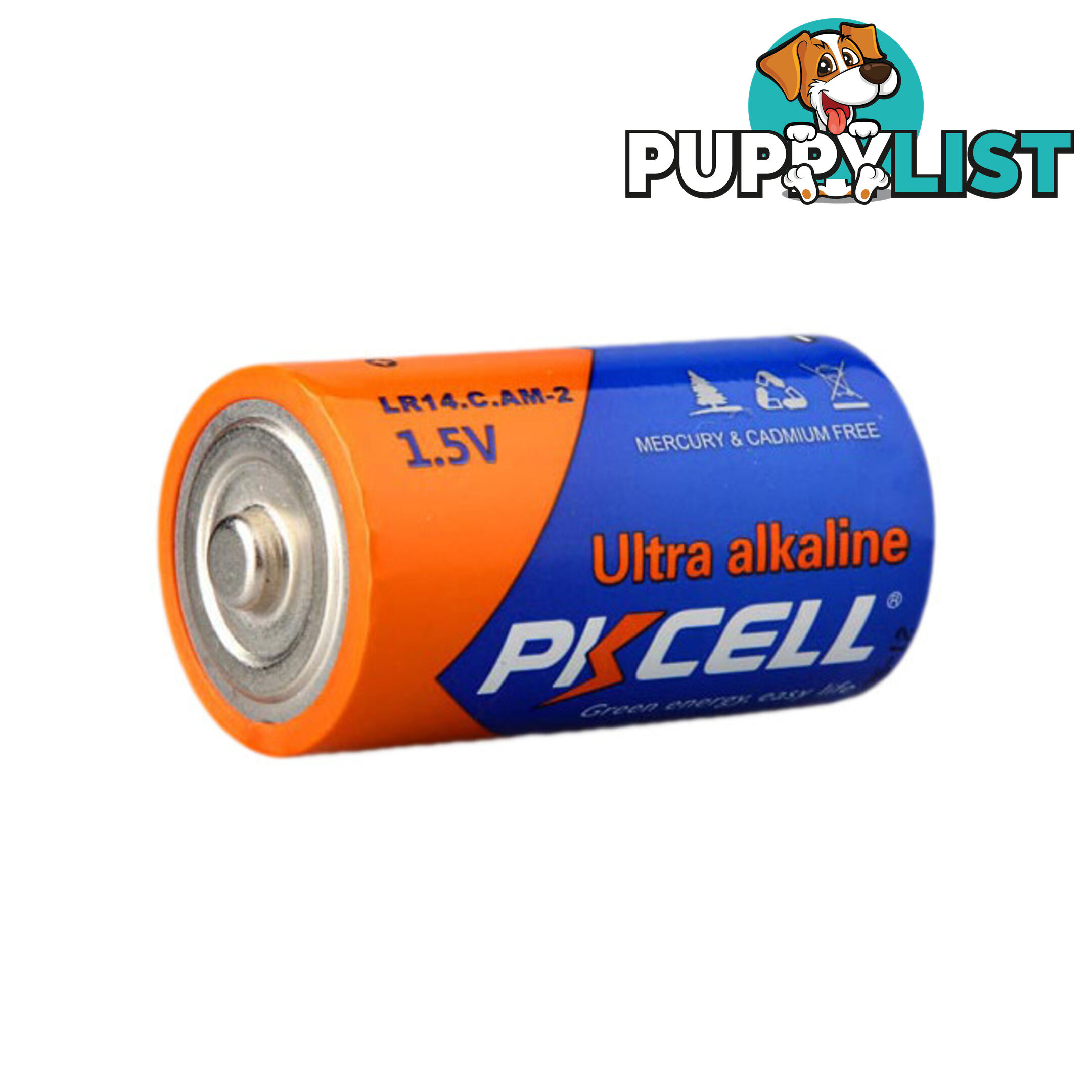 PK2PC 1.5V ULTRA ALKALINE C BATTERY 2PK LR14 ULTRA DIGITAL