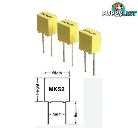 MKS2.033-63 .033 63V POLYESTER CAPACITOR MKS2