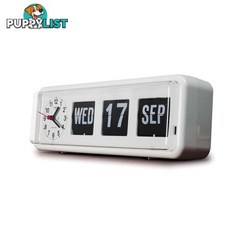 BQ38 LARGE AUTO CLOCK AND CALENDAR DAY, DATE AND MONTH