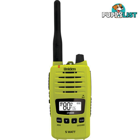 UH850S-L 5W UHF HANDHELD RADIO LIME