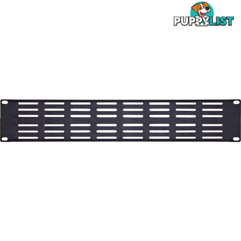 H5155A VENTED RACK PANEL 2 RU 19" BLACK