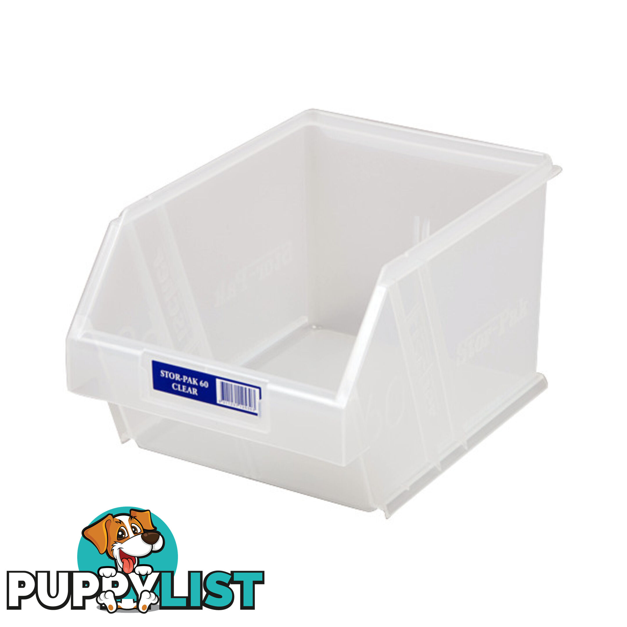 STB60C MEDIUM STORAGE DRAWER CLEAR STOR-PAK CONTAINERS