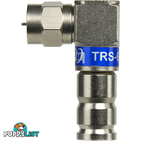 PR1004 RIGHT ANGLE F RG6 CONNECTOR COMPRESSION FOX APP F31124