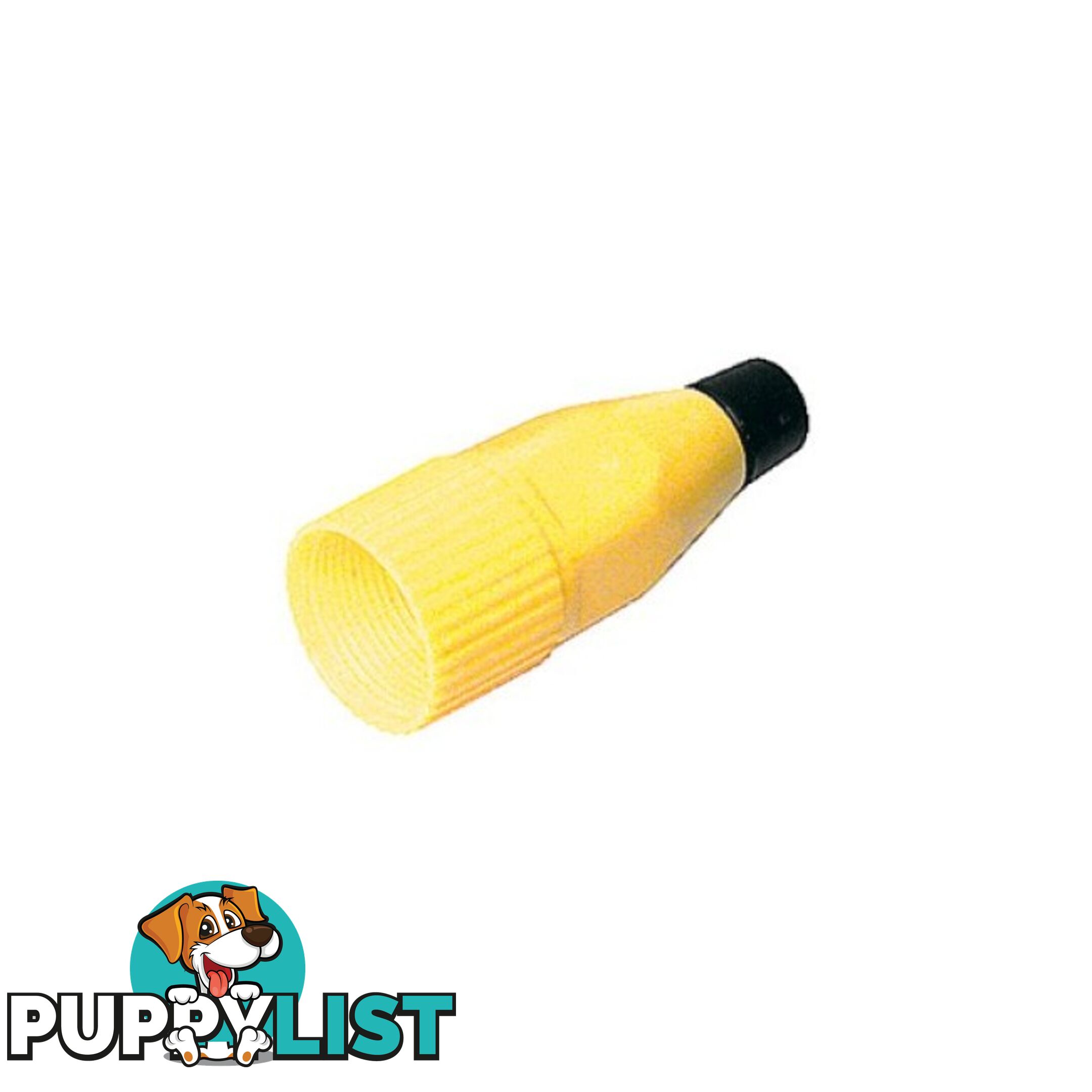 PD5226 XLR PLASTIC BACKSHELL YELLOW