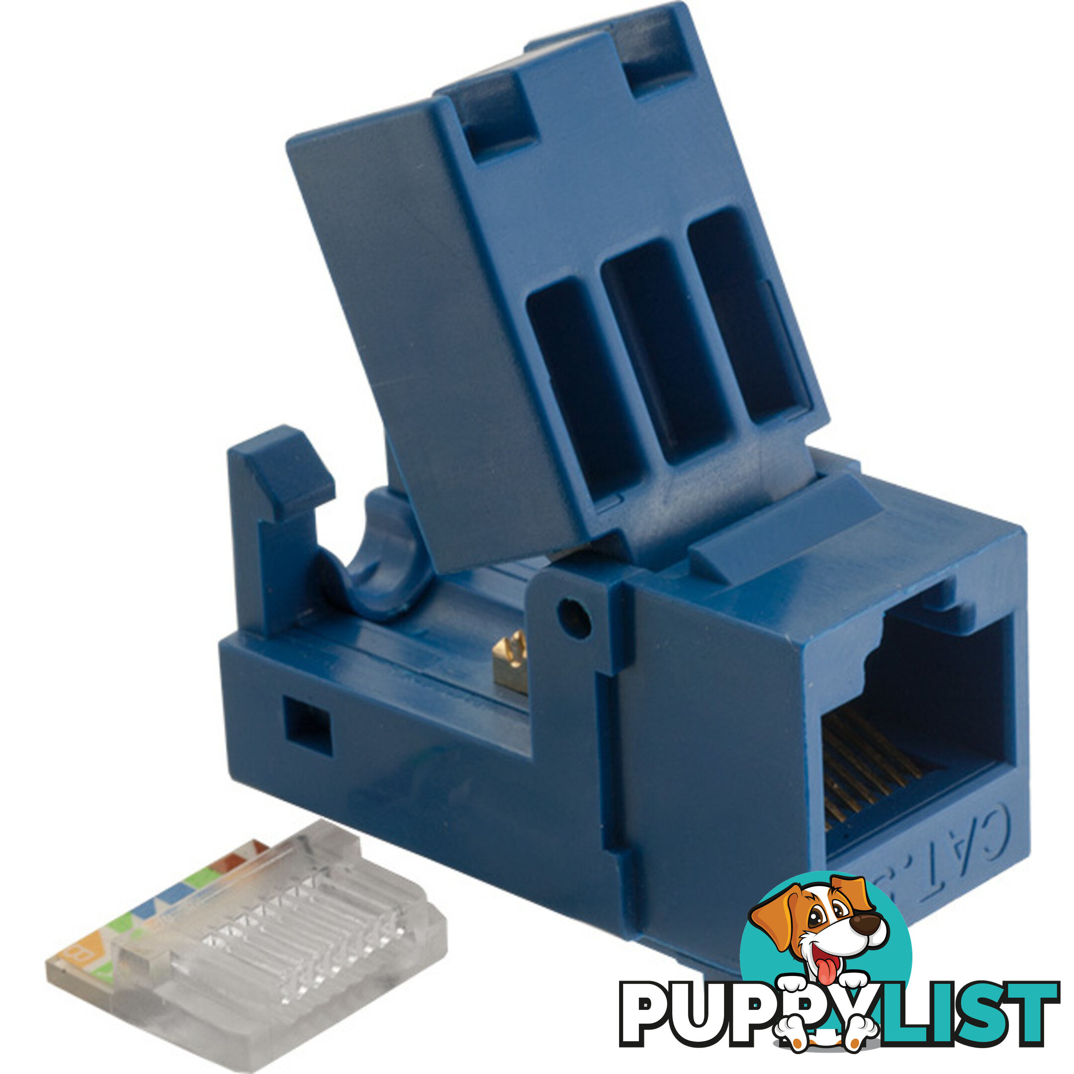 EZSJC5-BLU EZ-SNAPJACK CAT5E BLUE SOCKET PLATINUM TOOLS RJ45 MECH