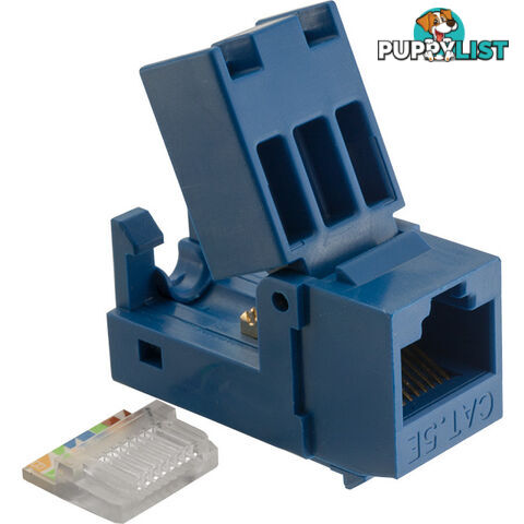 EZSJC5-BLU EZ-SNAPJACK CAT5E BLUE SOCKET PLATINUM TOOLS RJ45 MECH