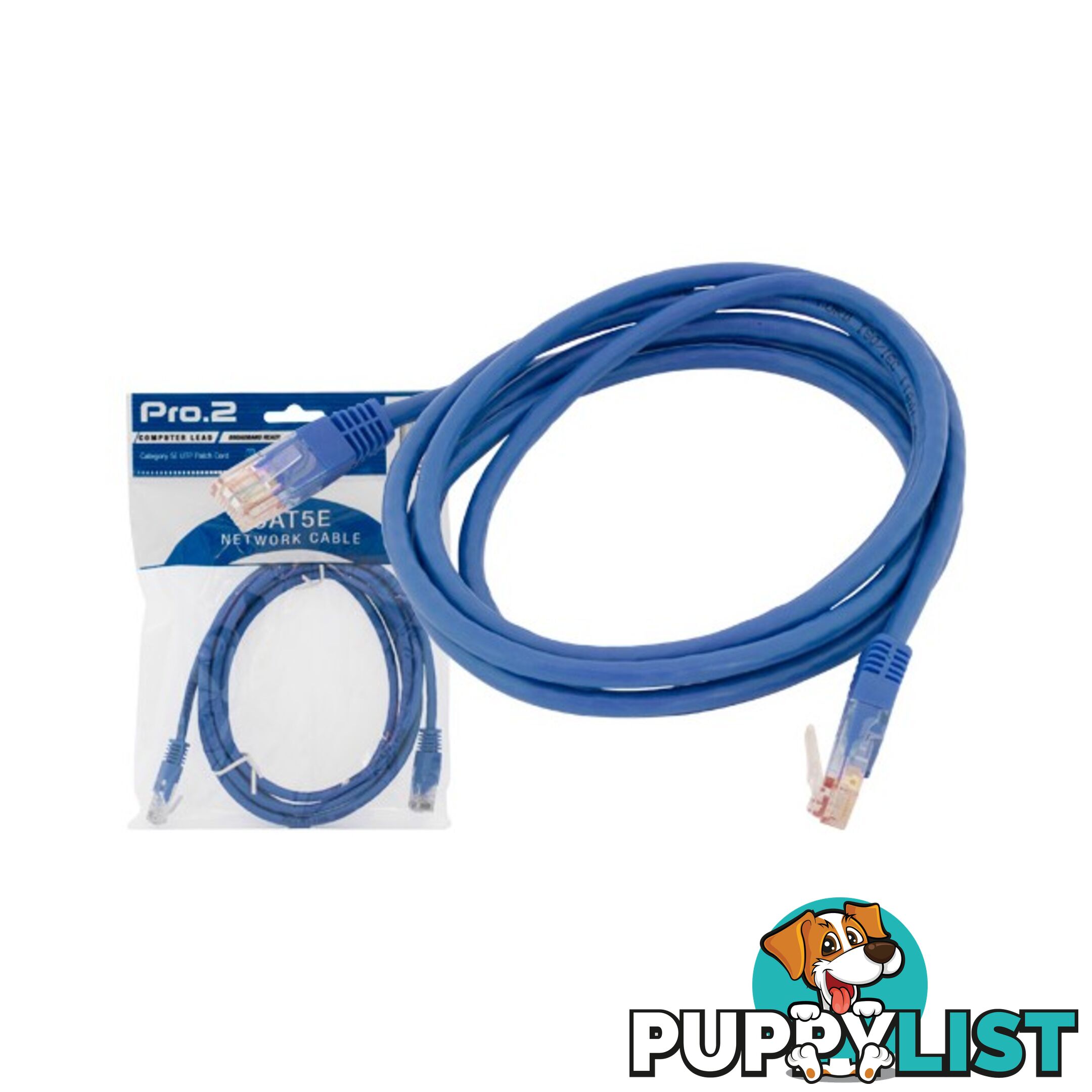 LC7106B 1M BLUE CAT5E PATCH LEAD PRO2