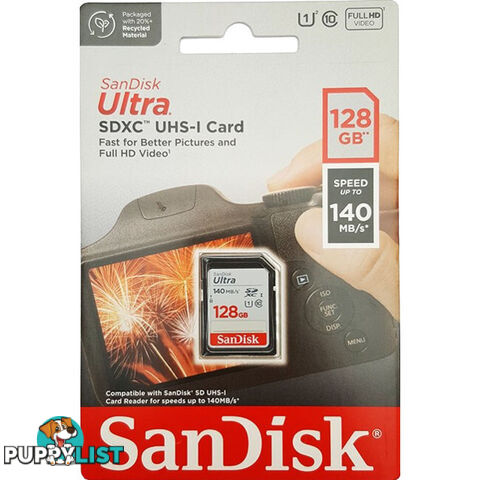 SD128ULTRA-140 SANDISK 128GB SDXC 140MB/S