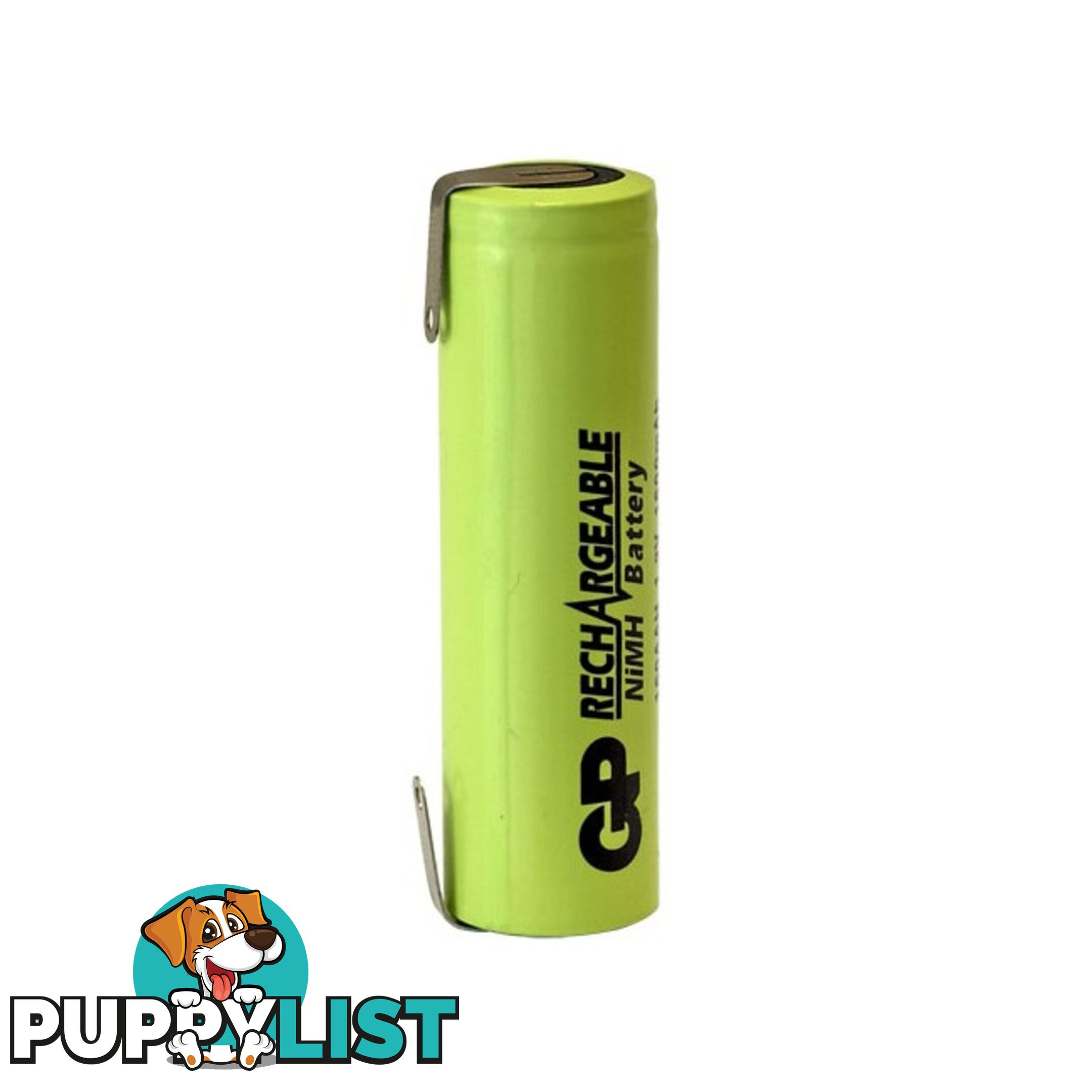 GP180AAHT 1800MAH AA NIMH RECHARGEABLE BATTERY WITH TAGS GP