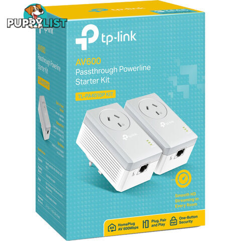 PA4010PKIT 600MBPS POWERLINE ADAPTER KIT POWER PASSTHROUGH