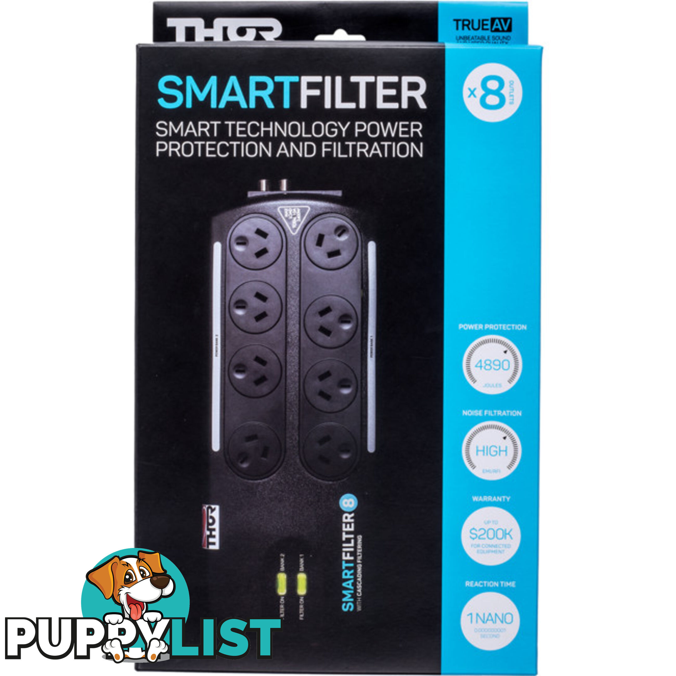 B8F THOR SMART FILTER 8 SMART TECH POWER PROTECTION & FILTRATION