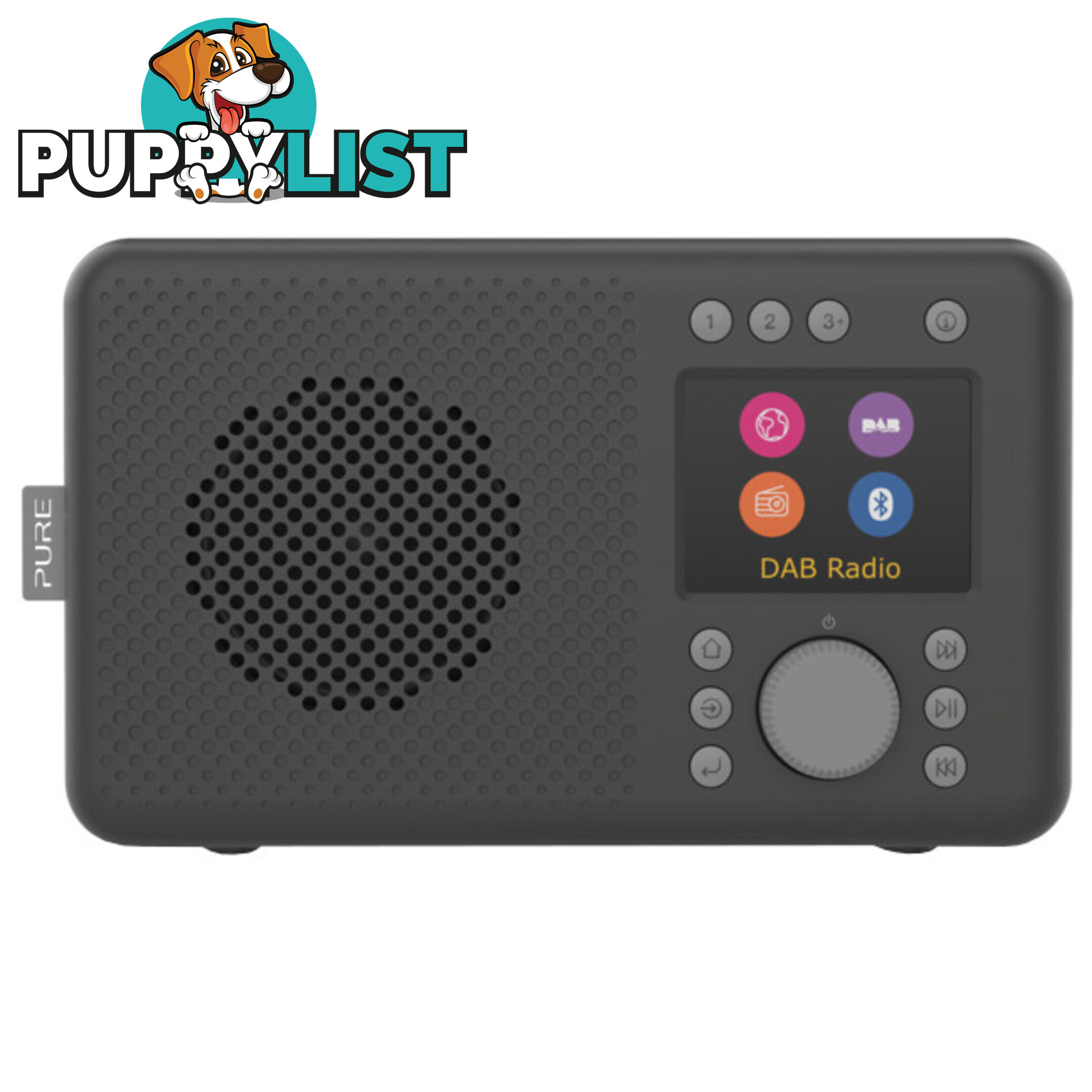 CONNECTCH DAB+ INTERNET RADIO WITH BT ELAN CHARCOAL PORTABLE