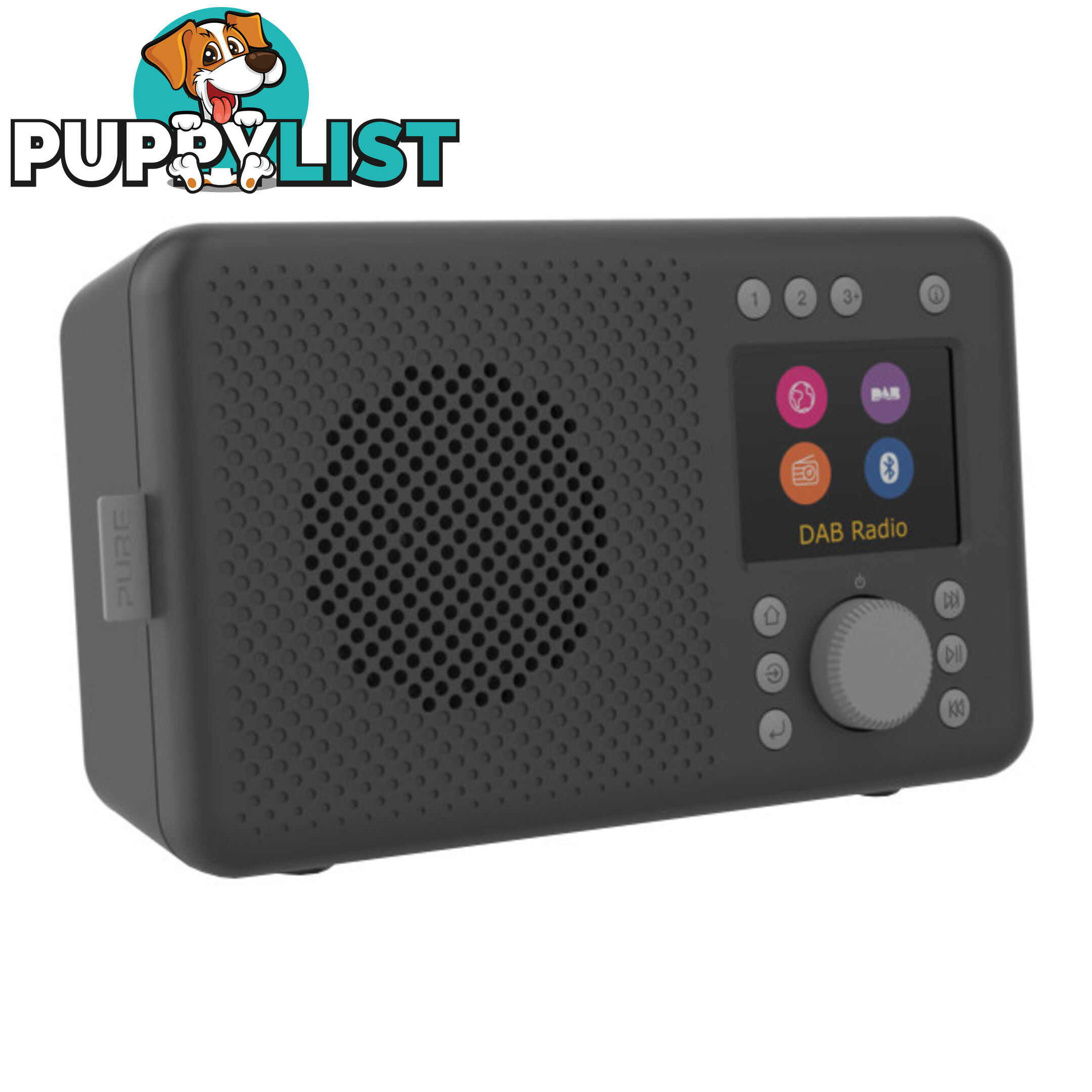 CONNECTCH DAB+ INTERNET RADIO WITH BT ELAN CHARCOAL PORTABLE