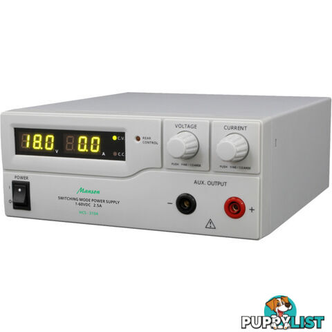 HCS3104 1-60VDC 2.5A LAB. POWER SUPPLY REMOTE PROGRAMMABLE