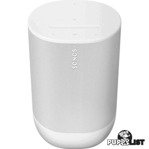 MOVE2WH BLUETOOTH & WIFI PORTABLE HOME SPEAKER APPLE AIRPLAY2- LUNAR WHITE