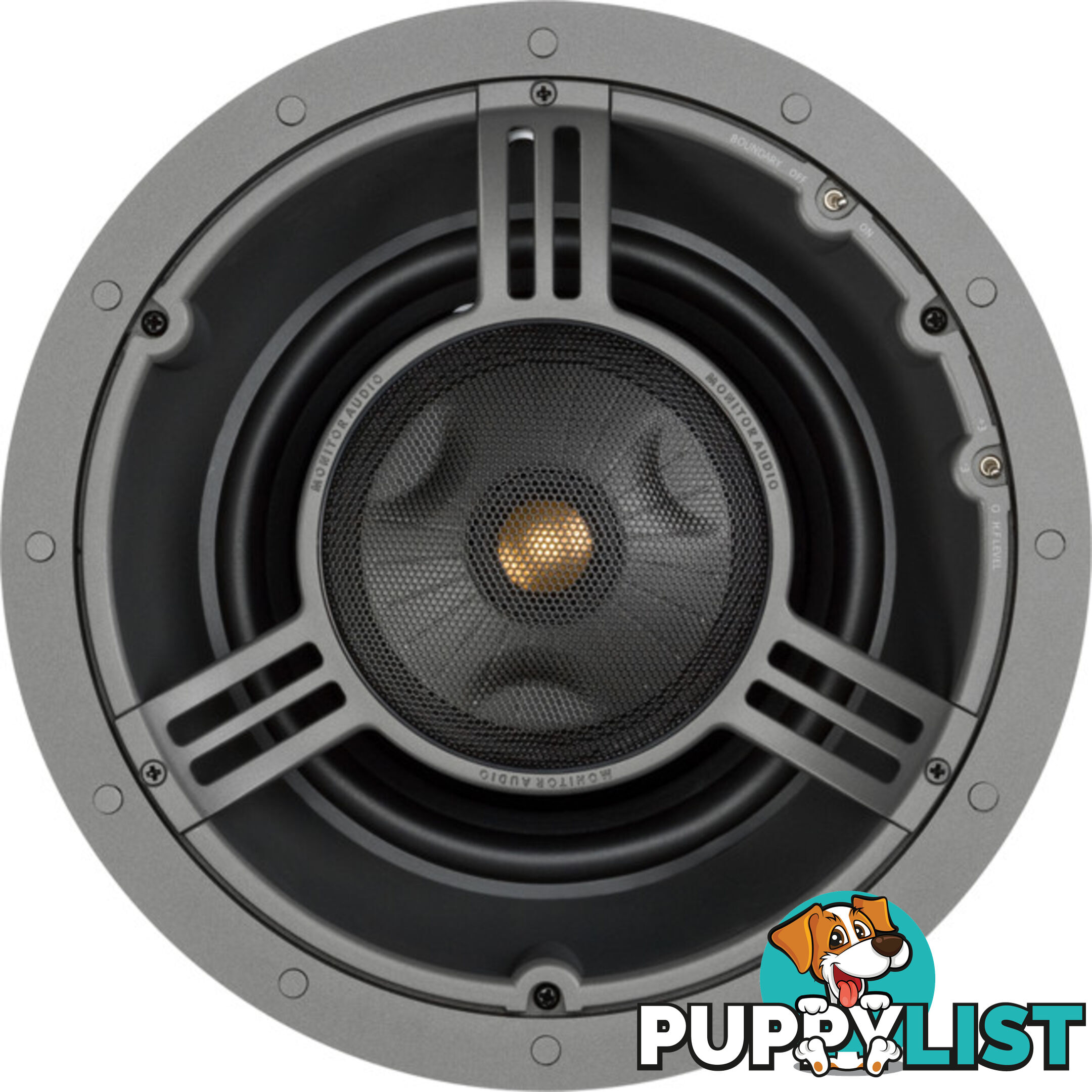 C380IDC 8" 3-WAY SPEAKER - C-CAM RST BASS PIVOT IDC 4" MID 1" TWEET