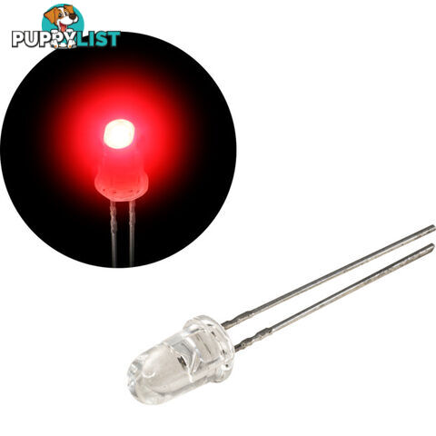 ESBH1000 RED-LED HIGH INTENSITY 1000MCD 5MM RED LED GLOBE