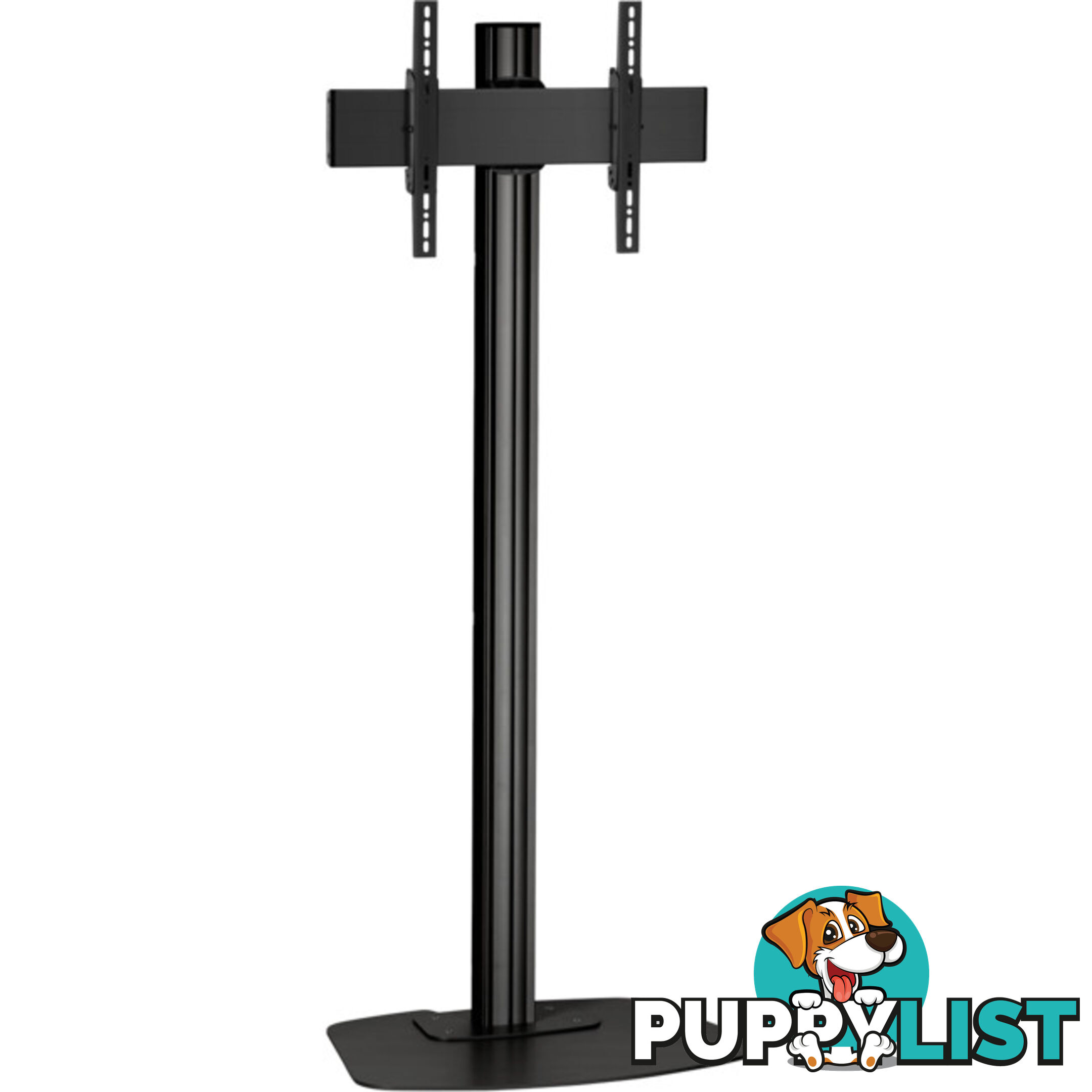 F1544B 1.5M SINGLE POLE FLOORSTAND 400 X 400 SUITS UPTO 65" 80KG