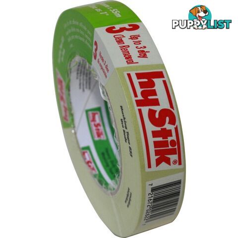 833MT18 3 DAY HEAVY DUTY MASKING TAPE 18MM X 55MT ROLL PAINTERS TAPE