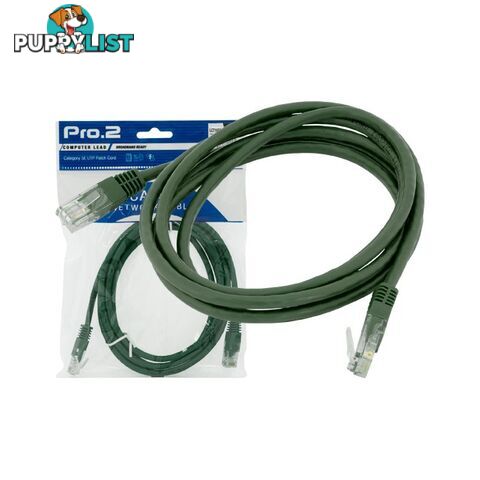 LC7138G 0.5M GREEN CAT5E PATCH LEAD PRO2