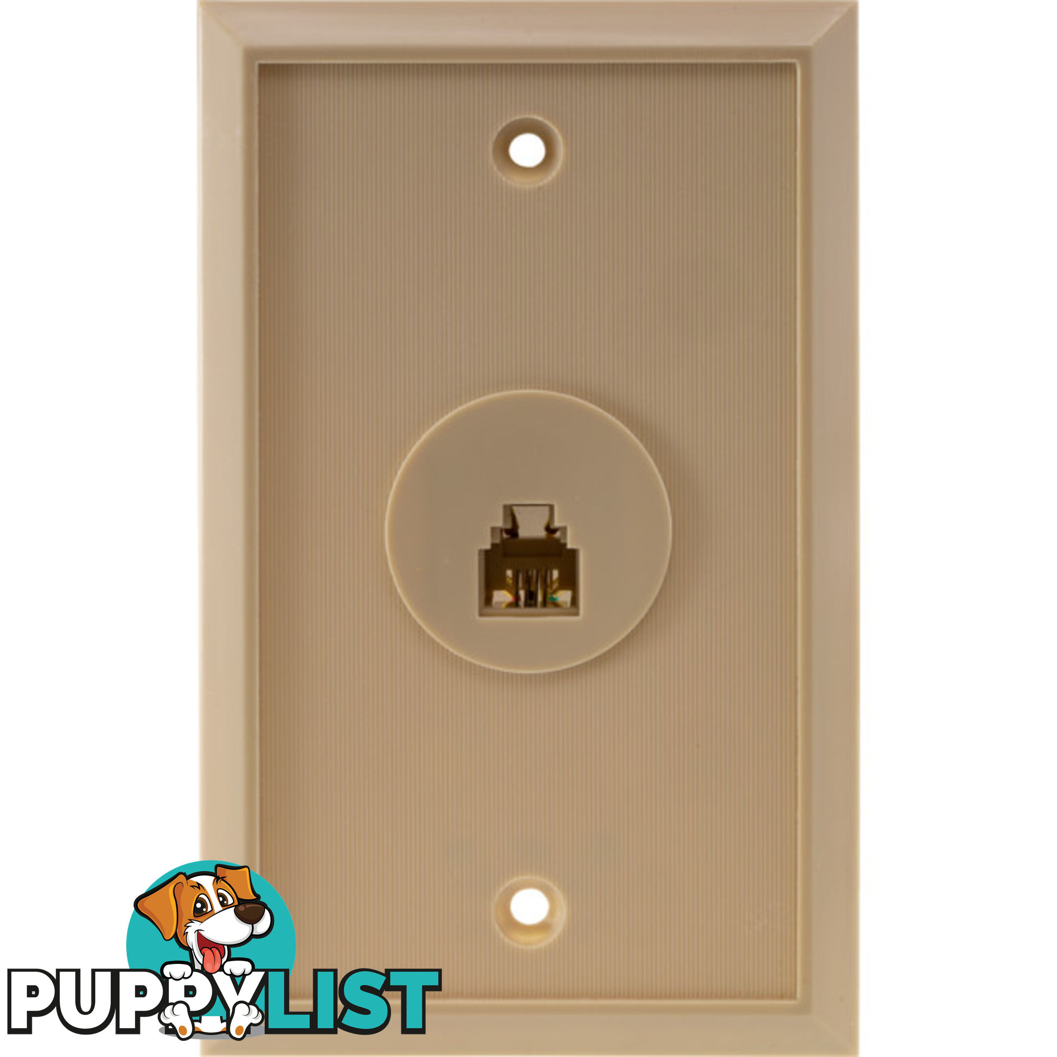 WP164B\IVY MODULAR TELEPHONE WALL PLATE