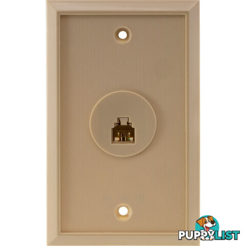 WP164B\IVY MODULAR TELEPHONE WALL PLATE