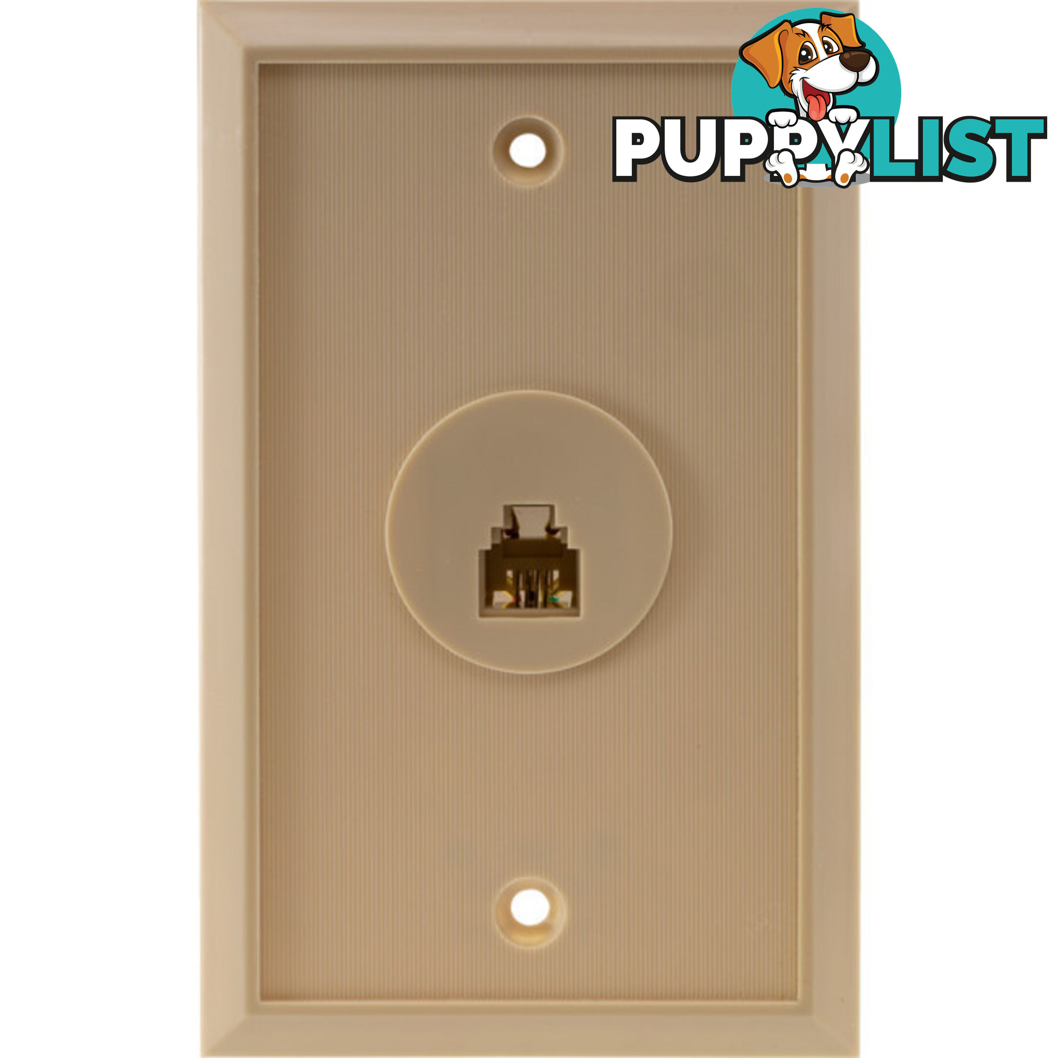 WP164B\IVY MODULAR TELEPHONE WALL PLATE