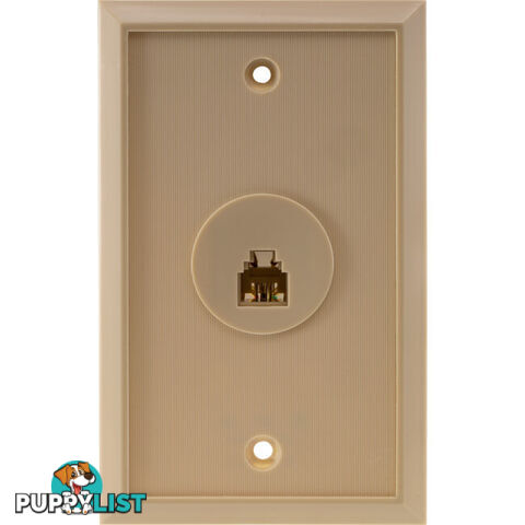 WP164B\IVY MODULAR TELEPHONE WALL PLATE