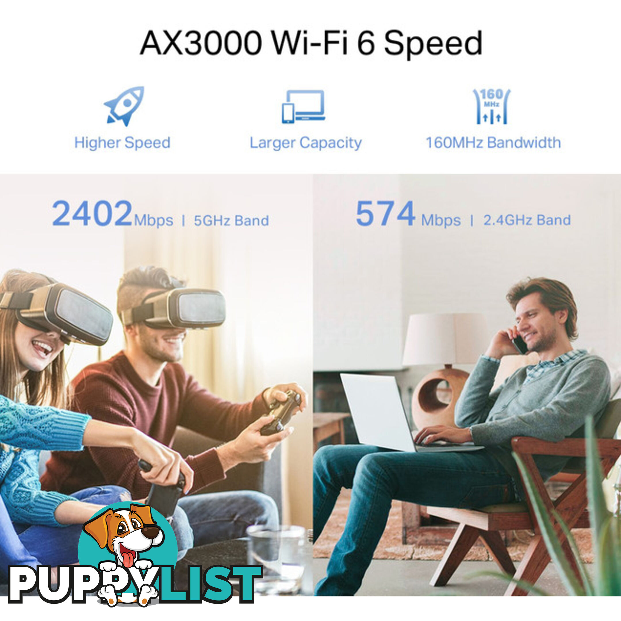 RE705X AX3000 MESH WIFI6 RANGE EXTENDER