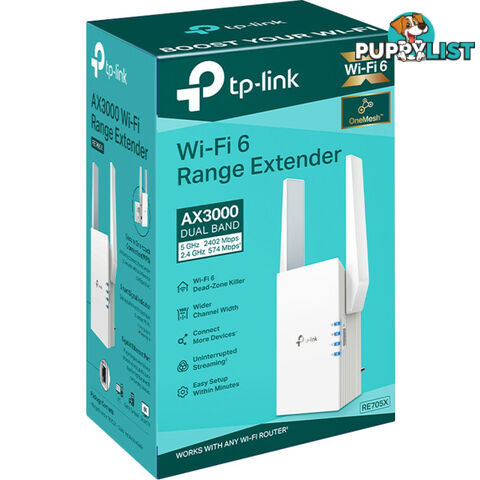 RE705X AX3000 MESH WIFI6 RANGE EXTENDER