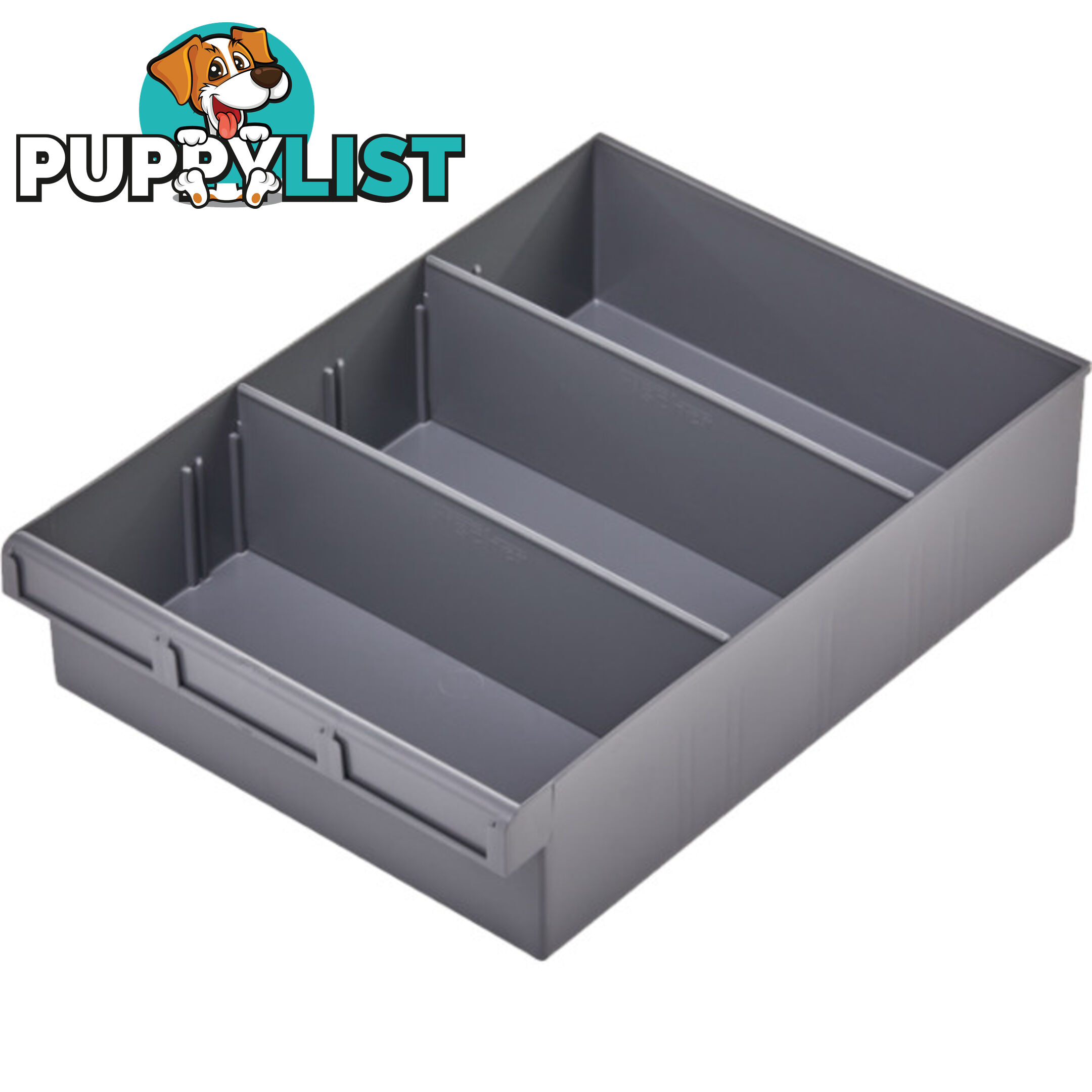 1H231 GREY 300MM SPARE PARTS TRAY 300 W X 400 D X 100MM H