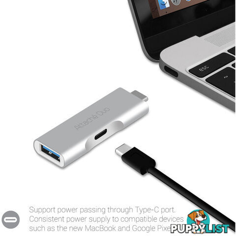 UTC02 DUO USB-C TO USB 3.1 ADAPTOR TYPE-C CHARGER ATTACHE