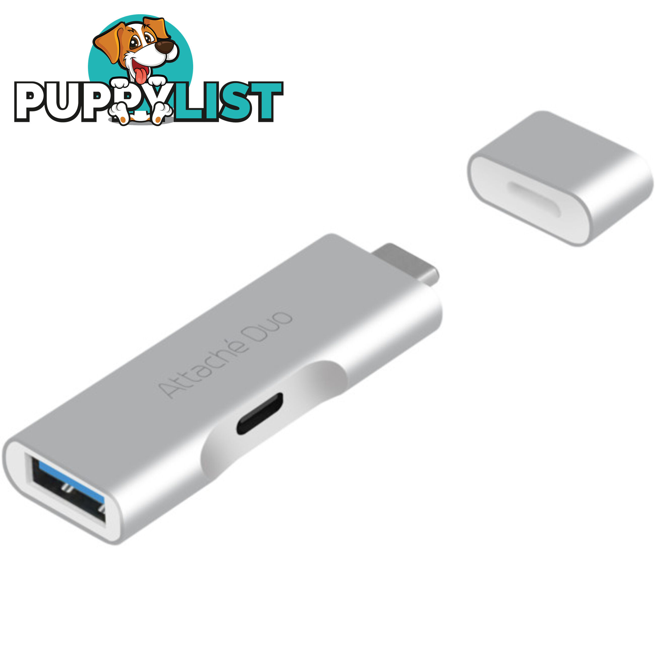 UTC02 DUO USB-C TO USB 3.1 ADAPTOR TYPE-C CHARGER ATTACHE