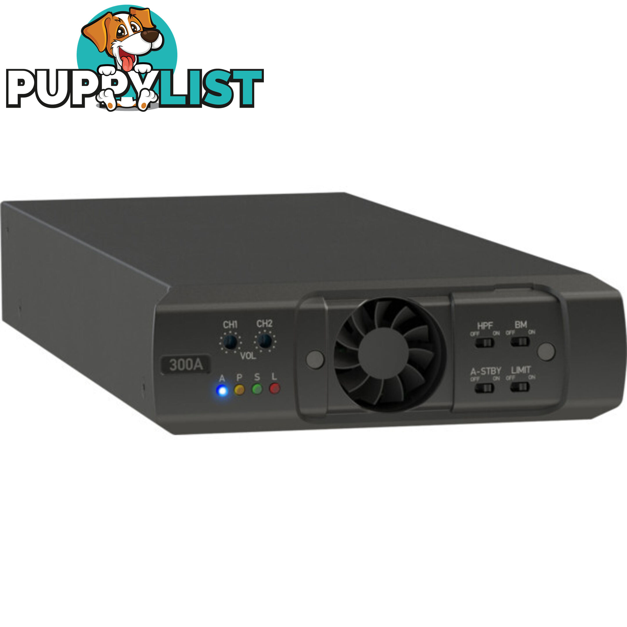 QX300A 2X 150W 1RU -1/3 SPACE COMMERCIAL POWER AMPLIFIER AUTO LOAD SENSING: 4-16 OHM, 70V-100V LNE