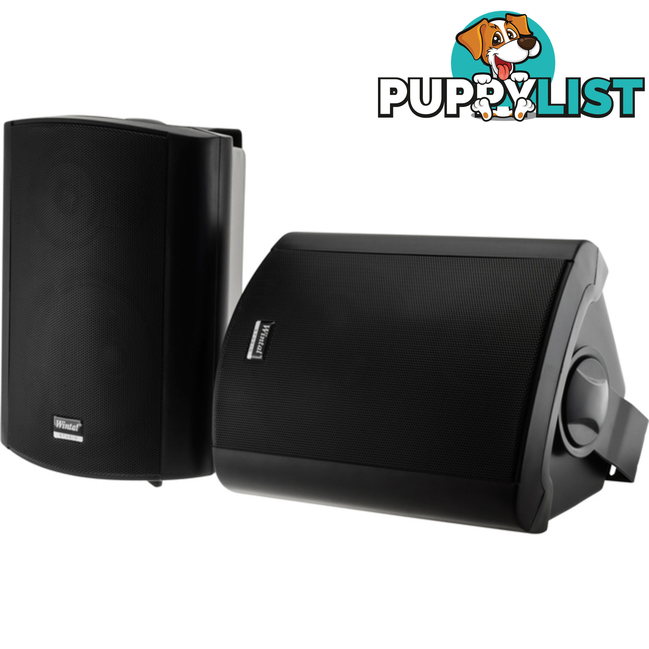 STUDIO6B 6" OUTDOOR SPEAKERS BLACK WINTAL