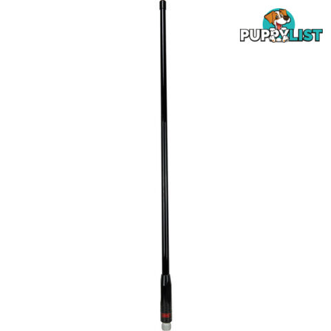 AW4705B 6.6DB ANTENNA WHIP ONLY BLACK