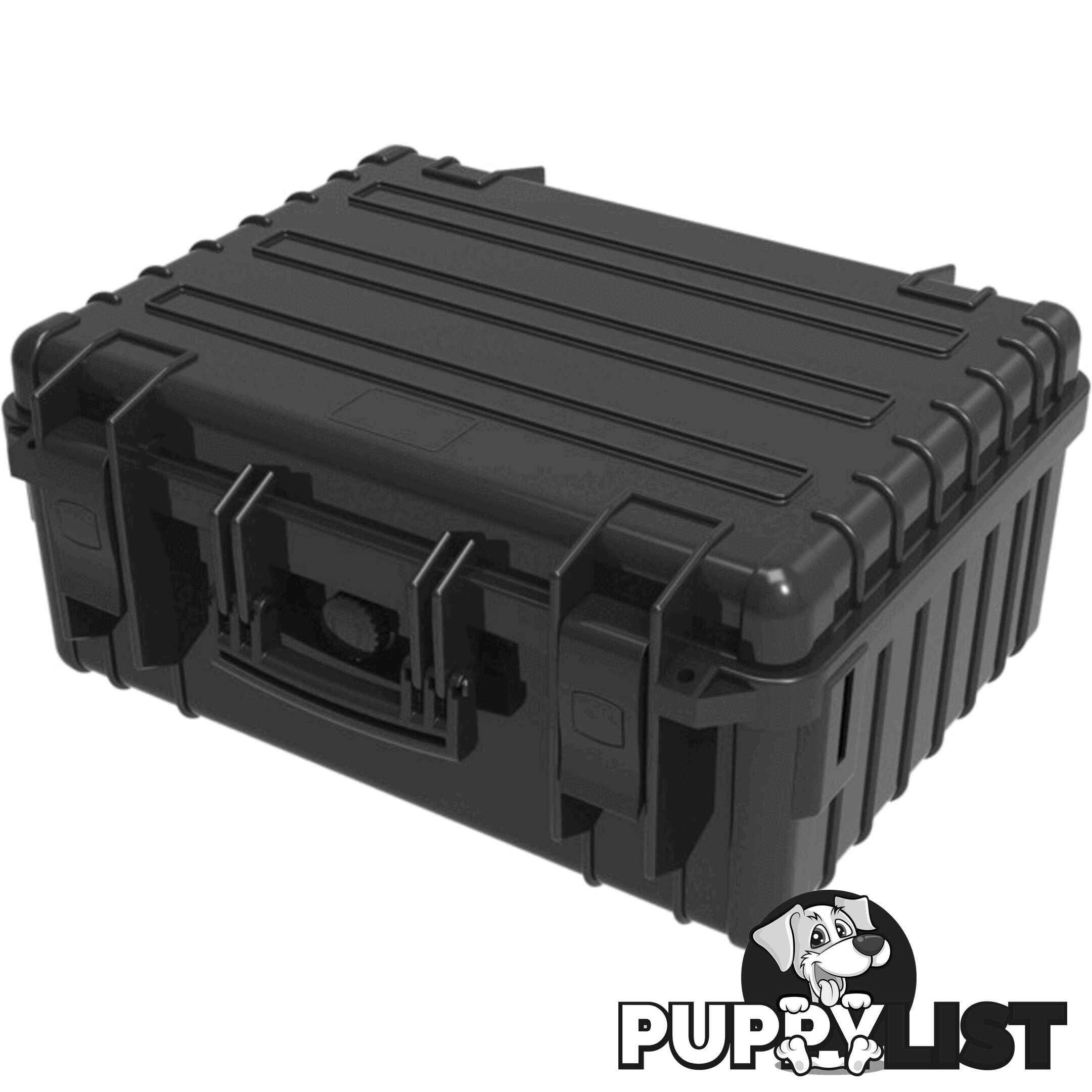 FS03B 444X369X199MM WATERPROOF CASE BLACK PLASTIC CASE