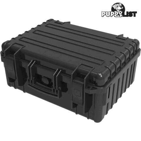 FS03B 444X369X199MM WATERPROOF CASE BLACK PLASTIC CASE