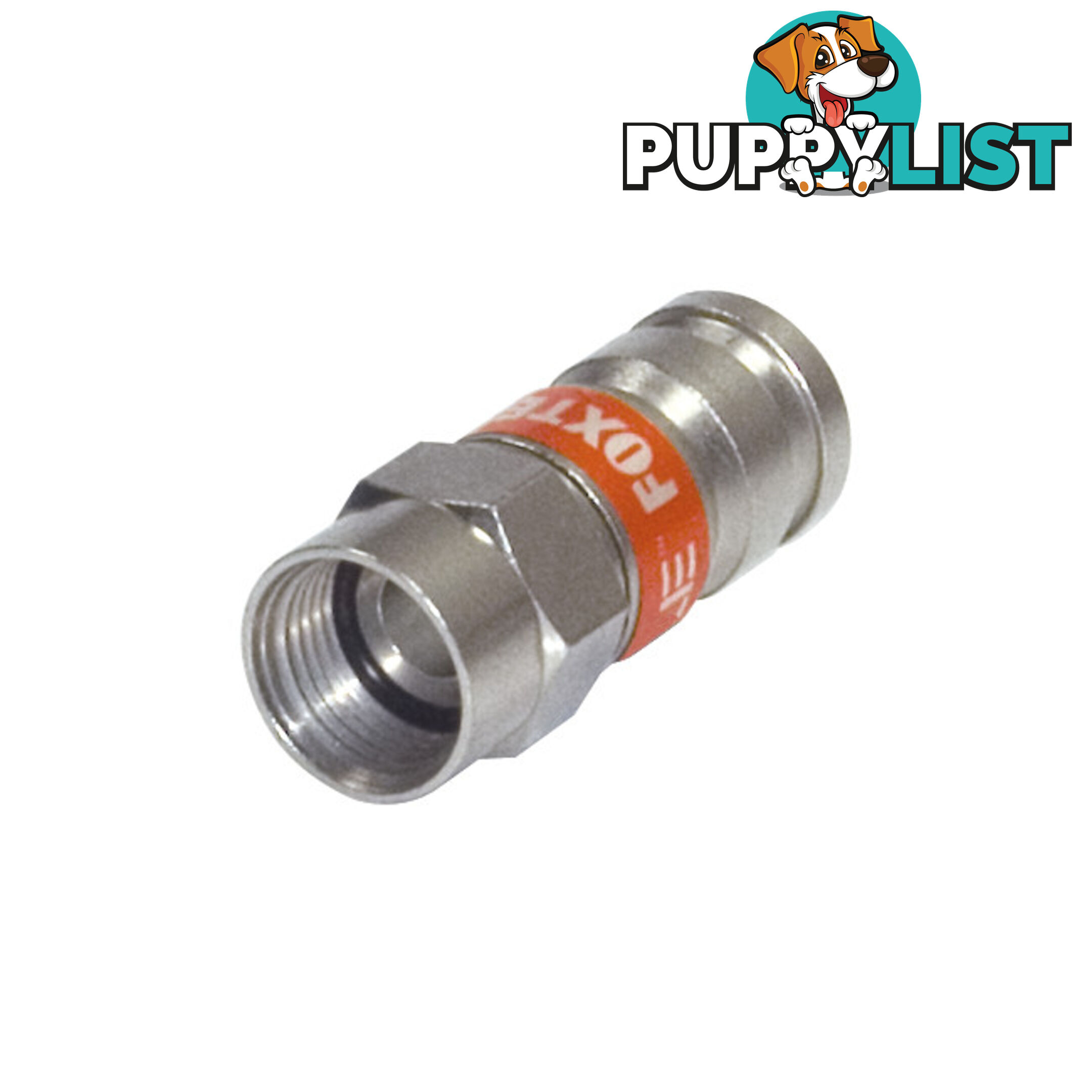 PR1000 'F' RG6 COMPRESSION CONNECTOR FOXTEL APPROVED F30574