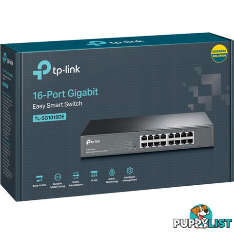 TLSG1016DE 16 PORT GIGABIT SMART SWITCH TP-LINK