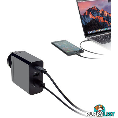 PD45 USB-C 45W WORLD TRAVEL CHARGER POWER DELIVERY GORILLA POWER