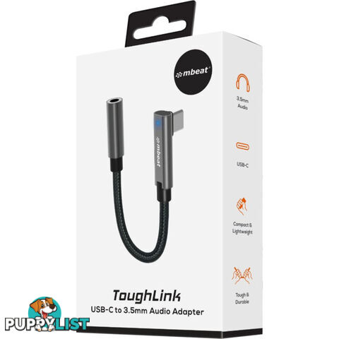 LC7986 USB-C TO 3.5MM AUDIO ADAPTER TOUGHLINK