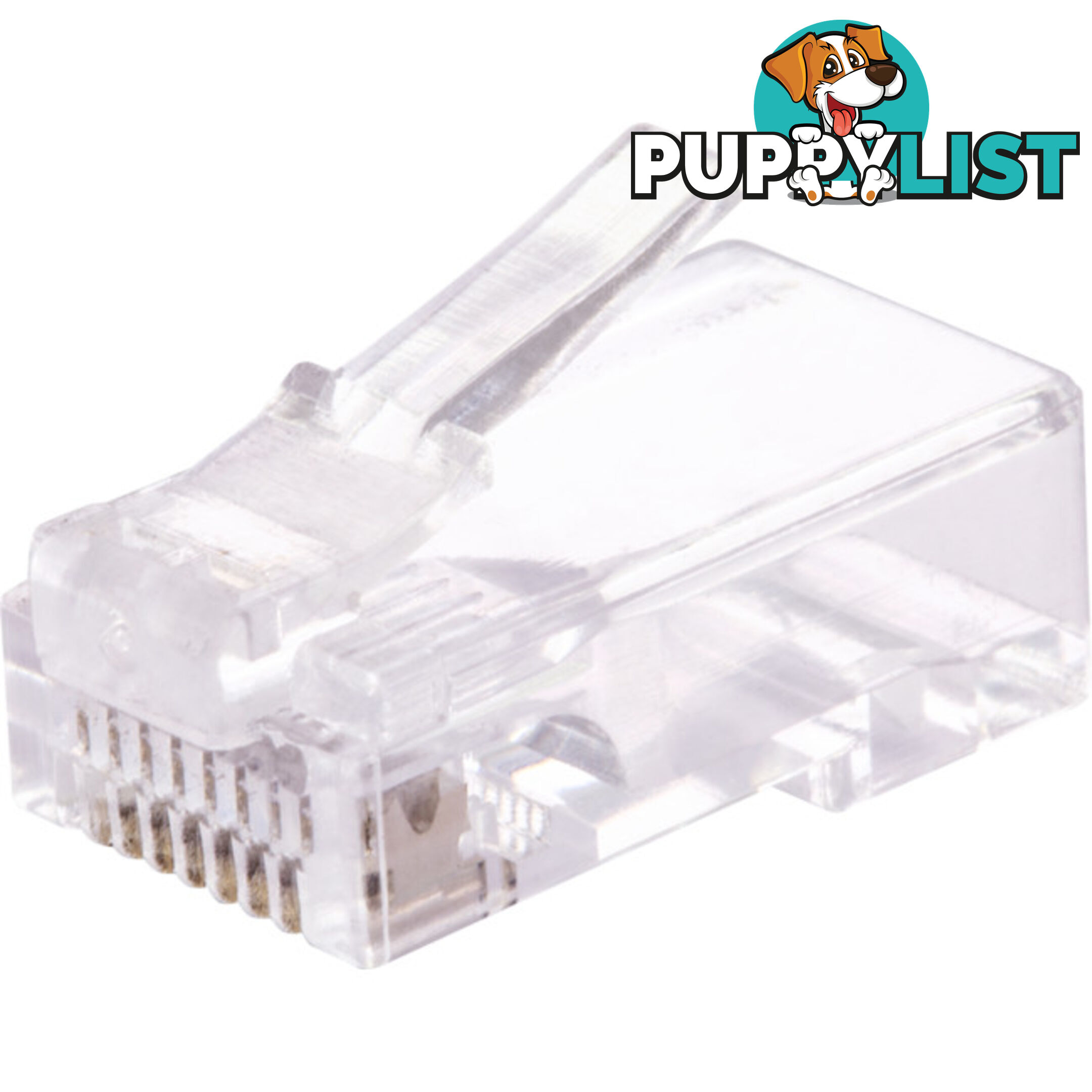 PK4005 RJ45 CAT5 8P8C MODULAR PLUG TO SUIT SOLID CORE CABLE