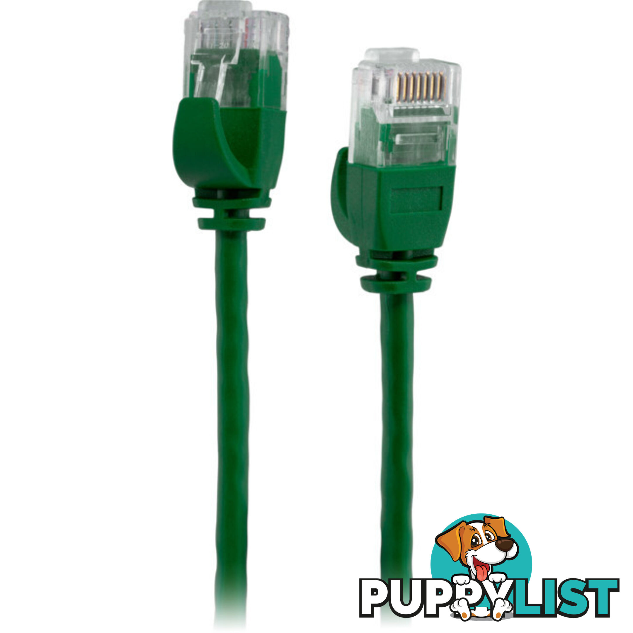 LC6SL0050GR 0.5M SLIM CAT6 PATCH LEAD GREEN ULTRA THIN