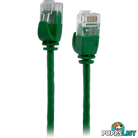 LC6SL0050GR 0.5M SLIM CAT6 PATCH LEAD GREEN ULTRA THIN