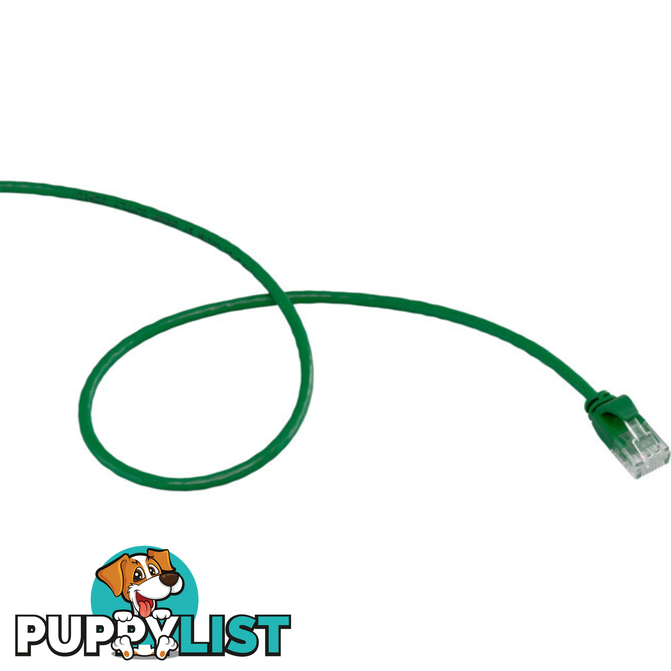 LC6SL0050GR 0.5M SLIM CAT6 PATCH LEAD GREEN ULTRA THIN