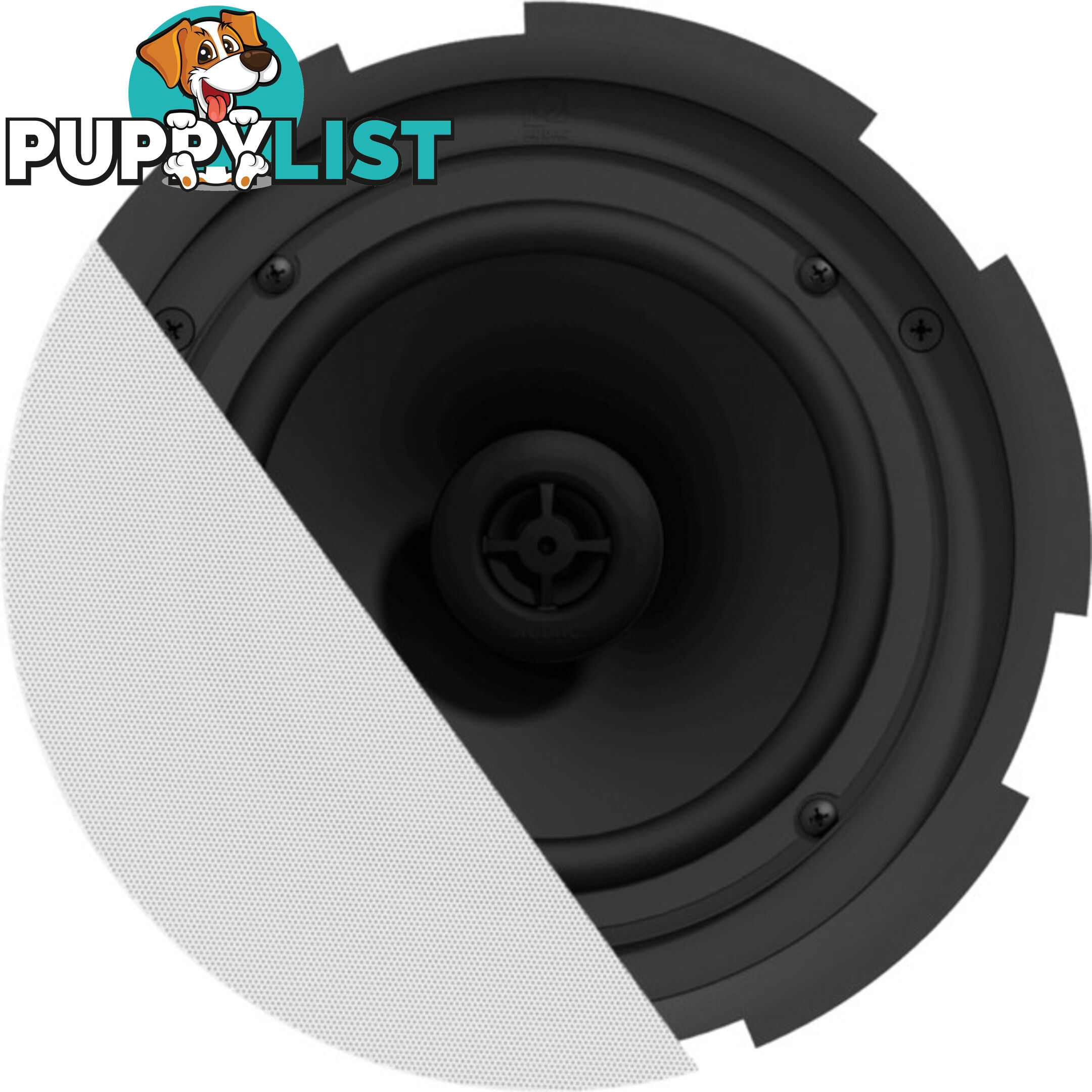 CIRA824W 8" 8"- 8 OHM IN CEILING SPEAKER AUDAC QUICK FIT - FAST CON