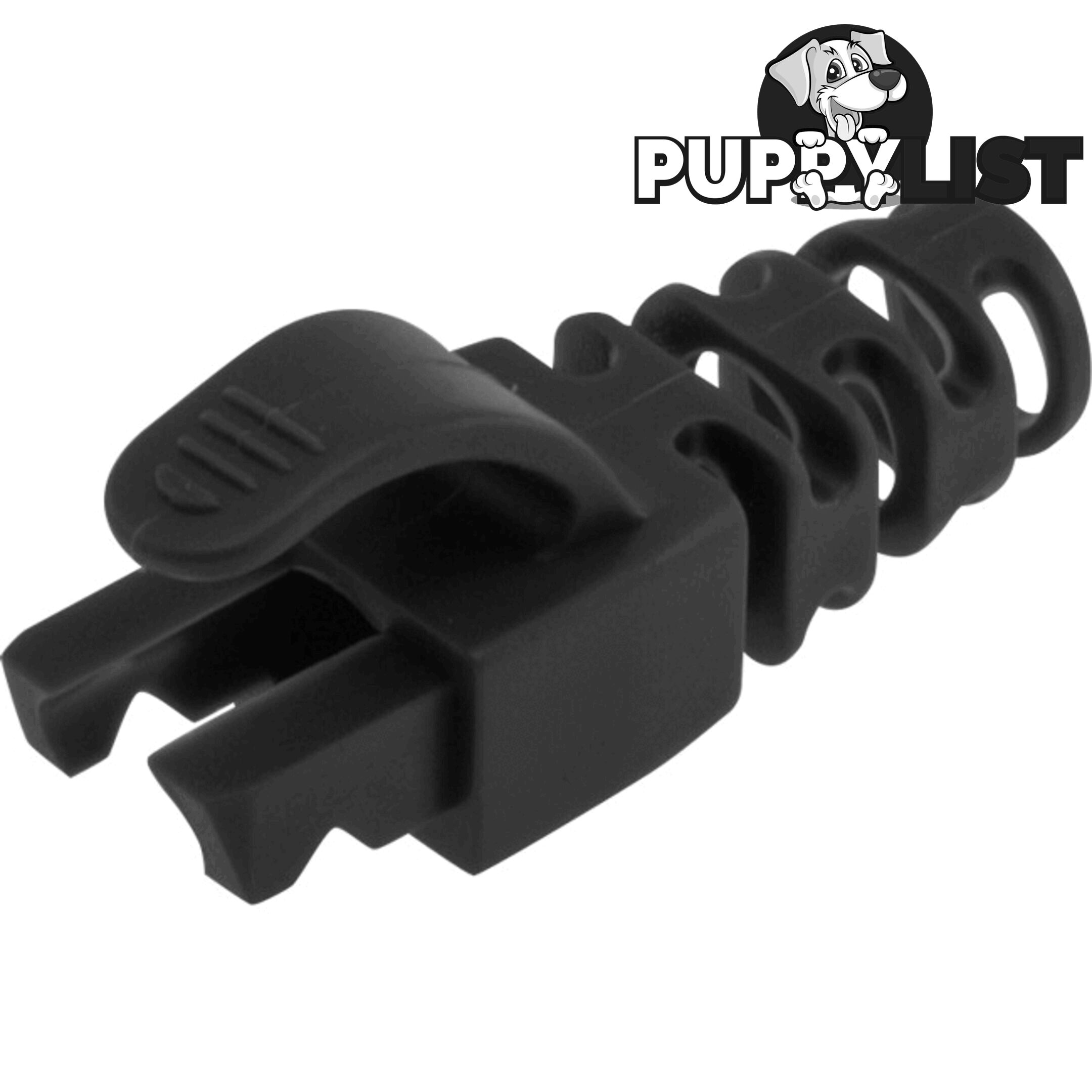 PK4015 6.5MM BLACK RJ45 RUBBER BOOT FOR CAT5E/6 STYLE A